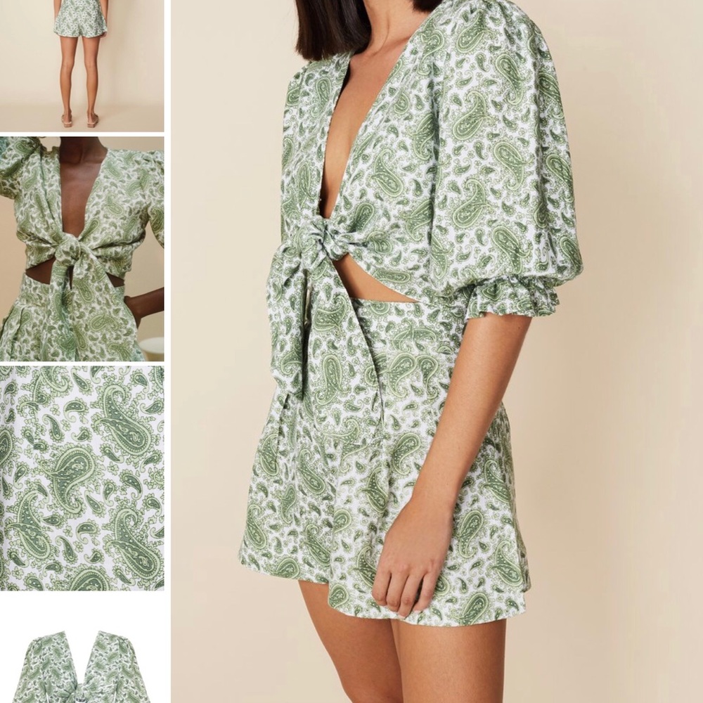 Faithful the brand Jacinta top sable paisley